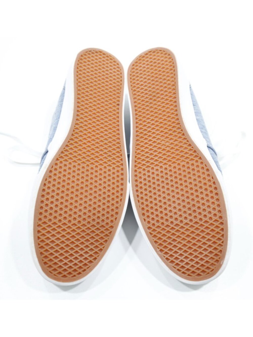 Vans Camden Blue Chambray Low Top Sneakers - Women's 10 - Picture 7 of 7